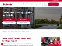 Website Screenshot Belvoir Sales and Lettings Enfield and Haringey