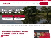 Website Screenshot Belvoir Sutton Coldfield Estate and Letting agents