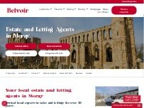 Website Screenshot Belvoir Estate and Letting Agents