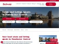 Website Screenshot Belvoir Estate & Letting Agents