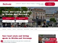 Website Screenshot Belvoir Sales and Lettings (Hitchin and Stevenage)