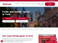 Website Screenshot Belvoir Sales & Lettings York
