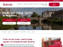 Website Screenshot Belvoir Estate and Letting Agents Stamford & Bourne