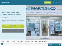 Website Screenshot Martin & Co Solihull Estate Agents