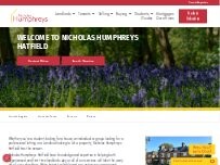 Website Screenshot Nicholas Humphreys Estate and Letting Agency - Hatfield
