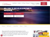 Website Screenshot Nicholas Humphreys Wimborne