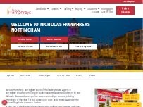 Website Screenshot Nicholas Humphreys | Nottingham Estate Agents