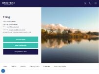 Website Screenshot Hunters Estate and Letting Agents - Tring & Surrounding Villages
