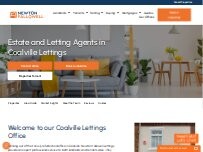 Website Screenshot Newton Fallowell Lettings Agent Coalville