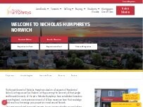 Website Screenshot Nicholas Humphreys