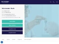 Website Screenshot Hunters Local Estate & Best Lettings Agents - Worcester Park KT4