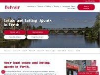 Website Screenshot Belvoir Property Lettings Agency Perthshire