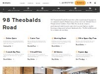 Website Screenshot Spaces Theobalds Road