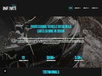 Website Screenshot Infiniti Detailing