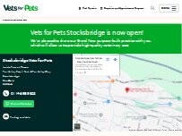Website Screenshot Stocksbridge Vets for Pets