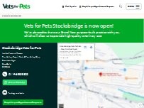 Website Screenshot Stocksbridge Vets for Pets