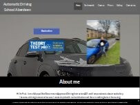 Website Screenshot Automatic Driving Lessons Aberdeen