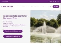 Website Screenshot Chestertons - Battersea Park Estate Agents