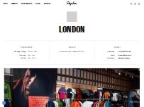 Website Screenshot Rapha London