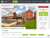 Website Screenshot Barratt Homes - Wigston Meadows at Kilby Bridge
