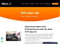 Website Real TV - Best Indian IPTV Box in UK