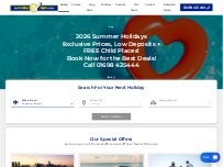 Website Screenshot Holiday & Flight Centre