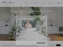 Website Screenshot Julia Moore Floral Designs