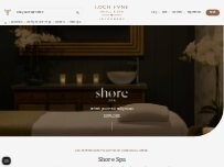 Website Screenshot Shore Spa