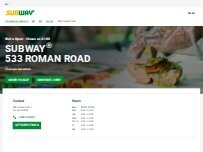Website Screenshot Subway