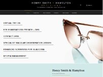 Website Screenshot Henry Smith & Hamylton Opticians Wigston