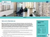 Website Screenshot Globe Opticians