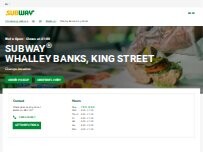 Website Screenshot Subway