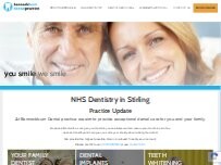 Website Screenshot Bannockburn Dental Practice