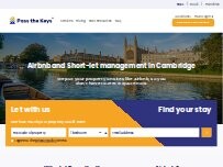 Website Screenshot Pass the Keys - Cambridge
