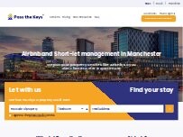 Website Screenshot Pass the Keys - North Manchester
