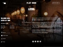 Website Screenshot Flat Iron Leeds