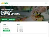 Website Screenshot Subway