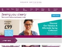 Website Screenshot Brown Opticians
