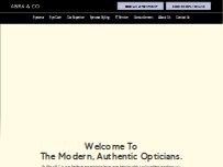 Website Screenshot Abra & Co. Opticians in Middleton