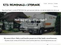 Website Screenshot ETS Removals & Storage Ltd.