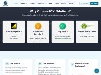 Website Screenshot ICY Solutions