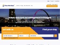 Website Screenshot Pass the Keys - Glasgow