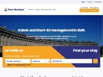 Website Screenshot Pass the Keys - Bath