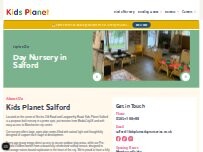 Website Screenshot Kids Planet Salford