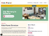 Website Screenshot Kids Planet Stretton
