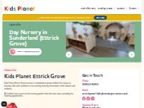 Website Screenshot Kids Planet Ettrick Grove