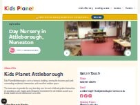 Website Screenshot Kids Planet Attleborough