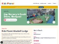 Website Screenshot Kids Planet Bluebell Lodge