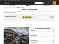 Website Screenshot Halfords Mobile Expert Warrington