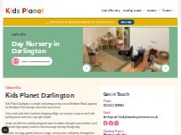 Website Screenshot Kids Planet Darlington